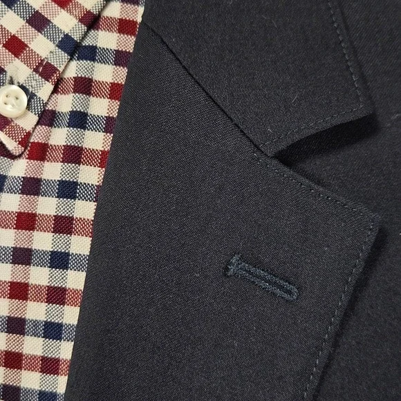 Bonobos Men's Sport Coat Blazer Two Button Navy Wool Spandex Athletic Fit 48R - Picture 9 of 16